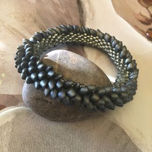 Dragon scale beaded bracelet ( handmade)